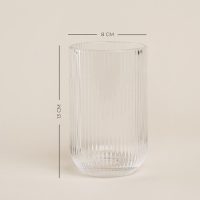 Набор стаканов стеклянный SL Home &laquo;Модерн&raquo;, 400 мл, 8&times;13 см, цвет прозрачный