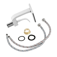 Смеситель для раковины ZEIN Z3813, дизайнерский, однорычажный, плоский излив, хром Смеситель для раковины ZEIN Z3813, дизайнерский, однорычажный, плоский излив, хром