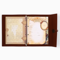 Родословная книга &laquo;Наш род&raquo;, 56 листов, коричневый, 35 х 23,5 см