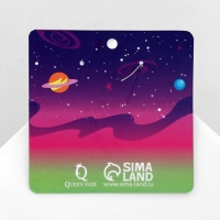 Серьги ассорти &laquo;Радость&raquo; коты на ракете, цветные в серебре