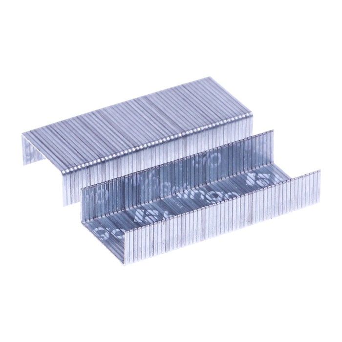 Скобы для степлера №24/6, оцинкованные, 1000 штук Скобы для степлера №24/6, оцинкованные, 1000 штук