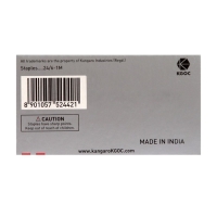 Скобы для степлера Kangaro №24/6-1, стальные, эко, 1000 штук