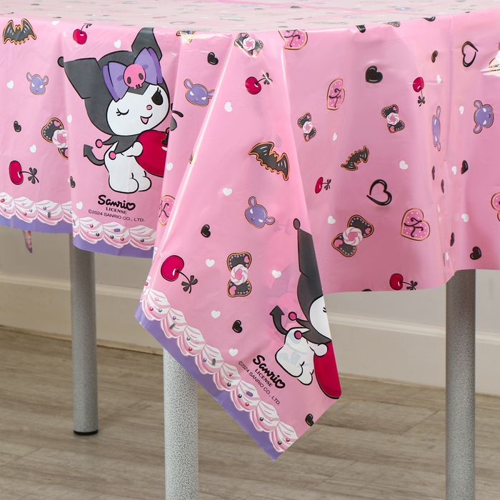 Скатерть Kuromi &laquo;Любимая вишенка&raquo;, 120х180 см