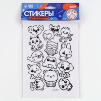 Водорастворимый стикер для вышивания &laquo;Зверята&raquo;, 15 х 21 см