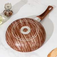 Сковорода глубокая Kantry, d=24 см, стеклянная крышка, пластиковая ручка, антипригарное покрытие, цвет коричневый Сковорода глубокая Kantry, d=24 см, стеклянная крышка, пластиковая ручка, антипригарное покрытие, цвет коричневый