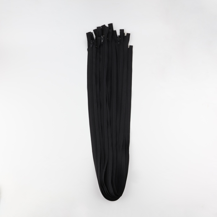 Молния &laquo;Спираль&raquo;, №5, разъёмная, замок автомат, 110 см, цвет чёрный, цена за 1 штуку