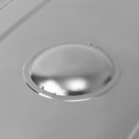 Крышка из нержавеющей стали к гастроемкости 1/1, 53&times;32,5 см, толщина 0,8 мм