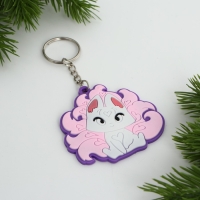 Брелок для ключей , резиновый, аниме &laquo;Девочка&raquo;, 5,7 х 6,2 см