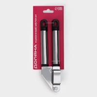 Пресс для чеснока Доляна &laquo;Помощник&raquo;, 18 см, цвет серебристый