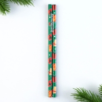 Подарочный набор новогодний, блокнот,карандаши ч/г 2 шт и восковые мелки &laquo;Волшебный набор&raquo;