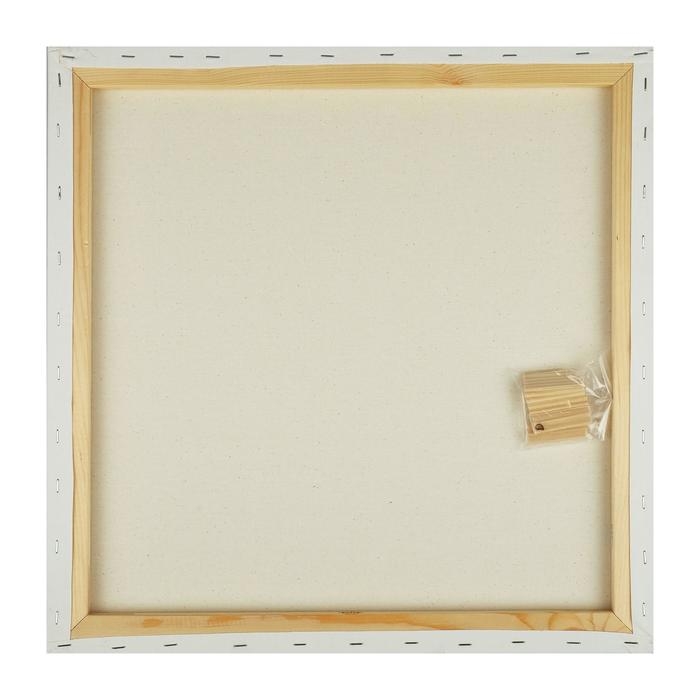 Холст на подрамнике, хлопок 100%, 50 х 50 х 1.8 см, акриловый грунт, мелкозернистый, 280 г/м2, &laquo;Студия&raquo;