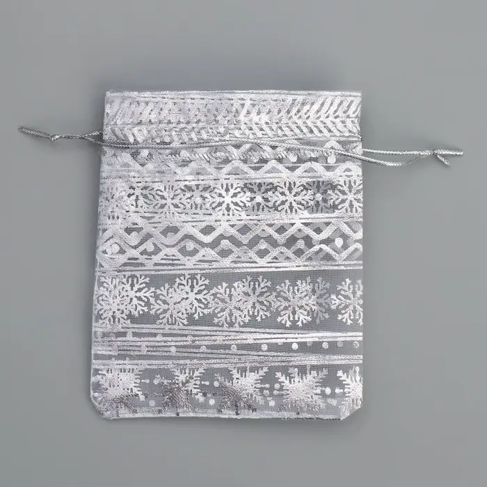 Мешочек подарочный органза &laquo;Волшебного Нового года&raquo;, 10 х 12 см +/- 1.5 см