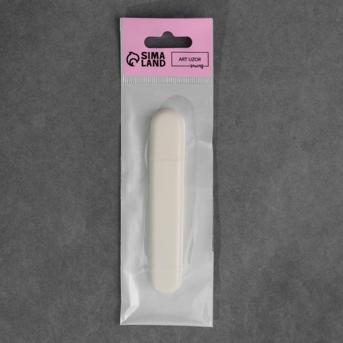 Меловое колёсико для ткани, 9,4 &times; 1,8 &times; 0,9 см, цвет белый