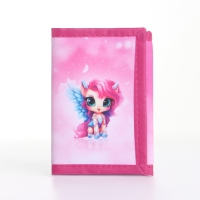 Кошелёк детский на липучке &laquo;Выбражулька&raquo;, цвет розовый