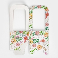 Коробка-переноска для цветов «Самой прекрасной», 12 × 12 × 22 см Коробка-переноска для цветов «Самой прекрасной», 12 × 12 × 22 см