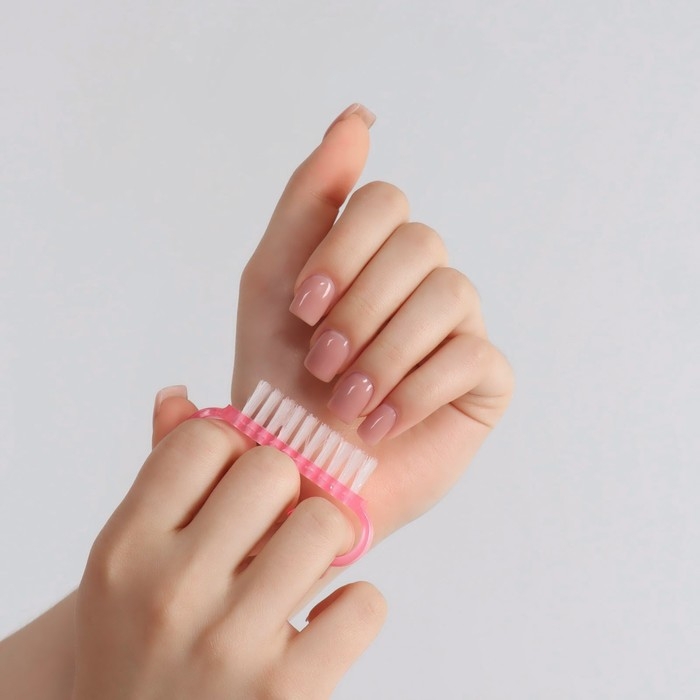 Щётки для маникюра/педикюра, 10 шт, 6,5 &times; 1,3 см, цвет МИКС