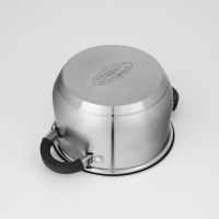 Набор посуды &laquo;Ирида&raquo;, 3 предмета: кастрюли 2,9 л, 3,9 л, ковш 1,9 л, капсульное дно, индукция