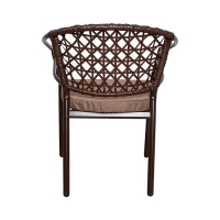 Стул Латте с подушкой, коричневый, шт