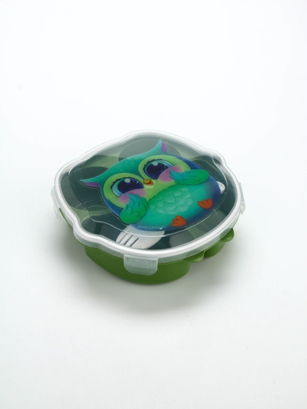 Ланч - бокс &laquo;Совушка&raquo;, 18 х 18 х 5 см