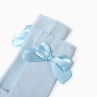 Гольфы Крошка Я &laquo;Бантик&raquo; 10-12 см, голубой