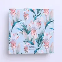 Коробка для печенья, кондитерская упаковка с пластиковой крышкой, Make your life sweet, 10.5 х 10.5 х 3 см