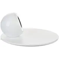 Станция беспроводной зарядки с часами и подсветкой GlobeBee, белая