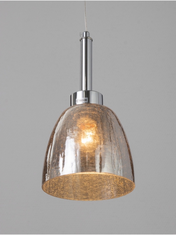 Светильник &laquo;Кейт&raquo; 1х40Вт Е27 серебро 14,5х14,5х27+100см