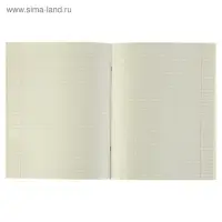 Тетрадь предметная 48 листов в клетку, Calligrata, &laquo;Чёрное-белое&raquo;, по химии, серые листы