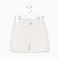 Шорты детские MINAKU: Cotton Collection цвет белый, рост 116 Шорты детские MINAKU: Cotton Collection цвет белый, рост 116