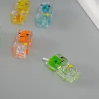 Подвеска для творчества акрил "Коктейль. Двуликий" светится в темноте МИКС 3х1,1х1,9 см