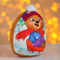 Мягкая игрушка &laquo;Новый Год&raquo;, 15 см, медвежонок