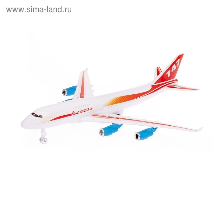 Самолёт инерционный &laquo;Воздушный корабль&raquo;, цвета МИКС