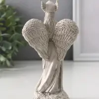 Фигура Бог сканди &laquo;Валькирия&raquo; 14&times;7.5&times;6 см, серая