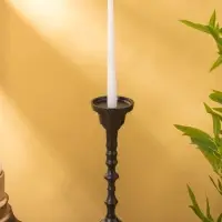 Подсвечник "Ренессанс"  алюминий 9х9х31 см