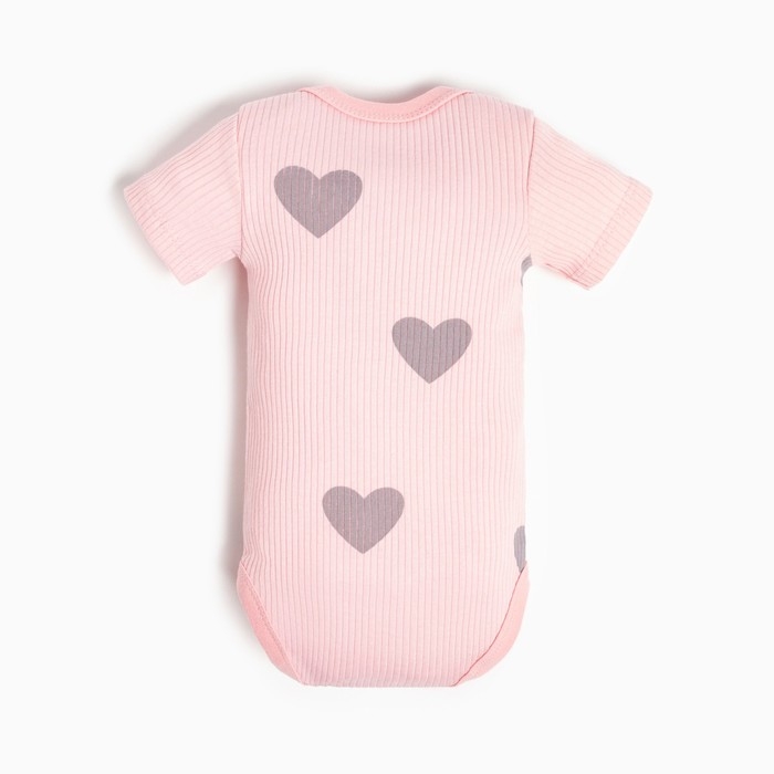 Боди Крошка Я «Сердца», рост 62-68 см, цвет розовый Боди Крошка Я «Сердца», рост 62-68 см, цвет розовый