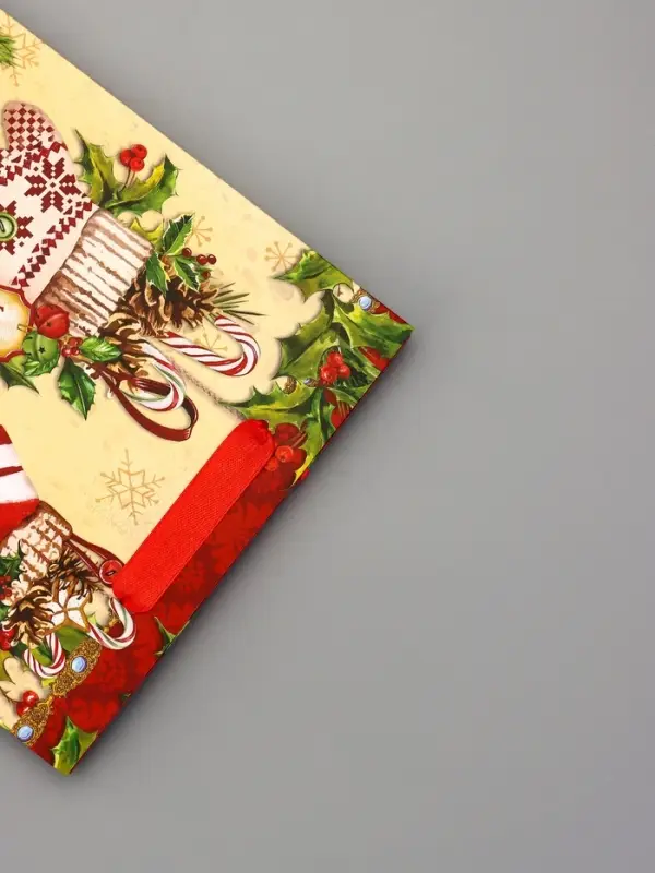 Пакет подарочный ламинированный "Новогоднее настроение" 18 х 23 х 10 см