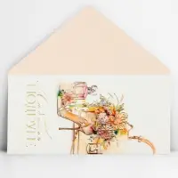 Конверт для денег &laquo;Любимой подруге&raquo;, тиснение, 16.5 х 8 см