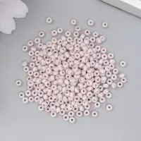 Бисер стекло 8/0 "Маршмеллоу. Матовый. Серо-фиолетовый" 10 гр