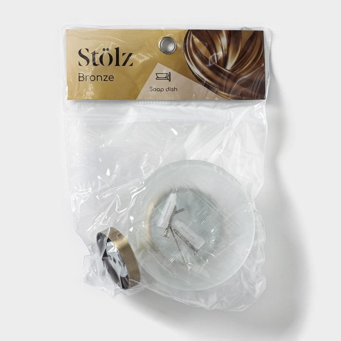 Мыльница настенная Штольц St&ouml;lz bacic, серия Bronze