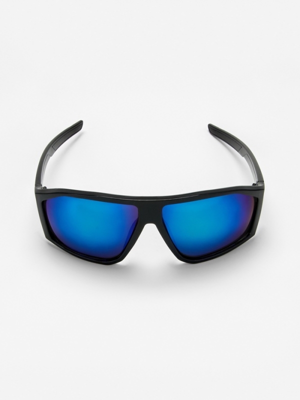 Очки солнцезащитные спортивные, uv 400, ширина 14.7 см, дужка 13.5 см, высота 4.2 см