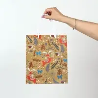 Набор пакетов крафтовых &laquo;Новогоднее поздравление&raquo;