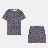 Пижама мужская KAFTAN "Game" размер 48, серый Пижама мужская KAFTAN "Game" размер 48, серый