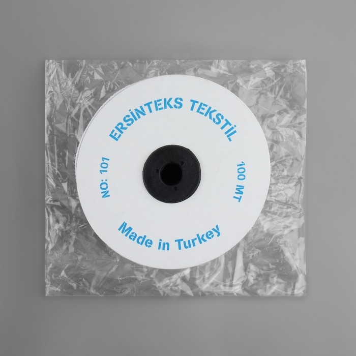 Шторная лента классическая, матовая, 2,5 см, 100 &plusmn; 1 м, цвет белый