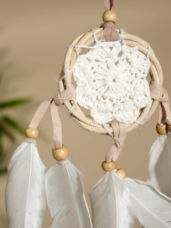 Ловец снов 7х30 см. белый