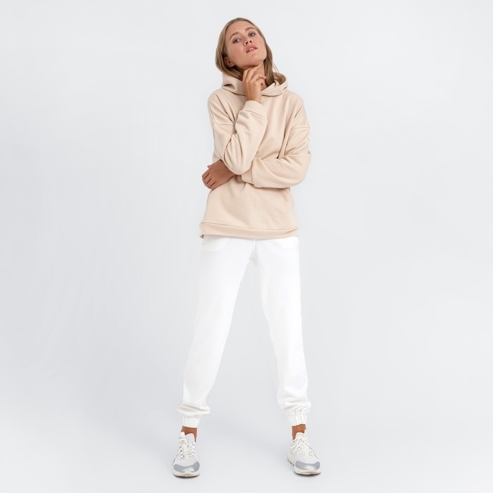 Худи женское MINAKU: Casual collection цвет бежевый, р-р 48