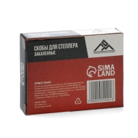 Скобы для мебельного степлера ЛОМ, закалённые, тип 53, 10 мм, 1000 шт