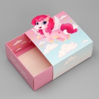 Коробка подарочная складная, упаковка, «Маленькой принцессе», 15 х 15 х 8 см Коробка подарочная складная, упаковка, «Маленькой принцессе», 15 х 15 х 8 см