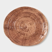 Блюдо для подачи Magistro "Wood" 16см 16х14х0,6 см