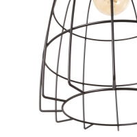 Светильник "Чикаго" 1х40Вт Е27 черный/коричневый 24,5х24,5х44(144)см