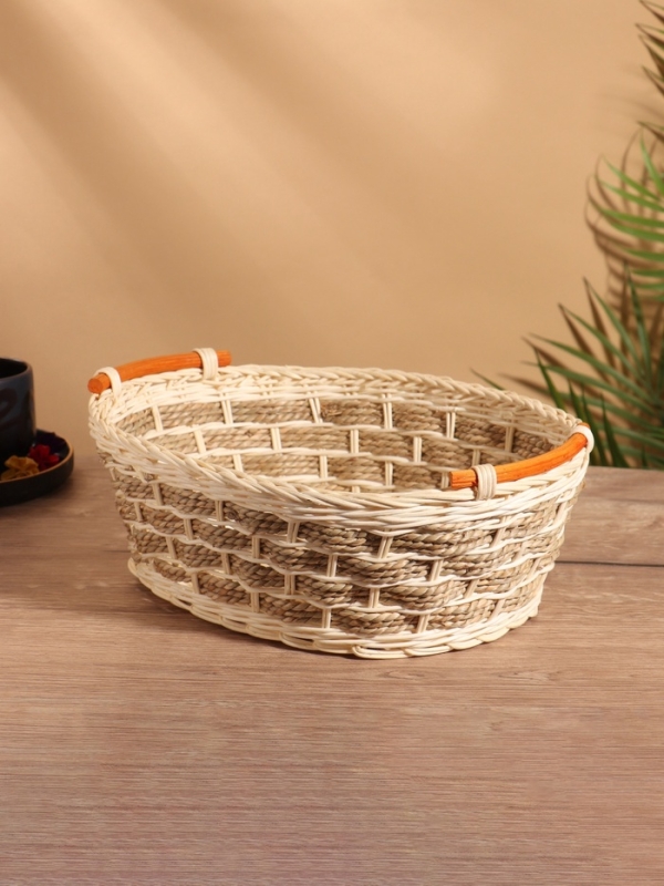 Корзина плетеная 32x25x11 см, ротанг